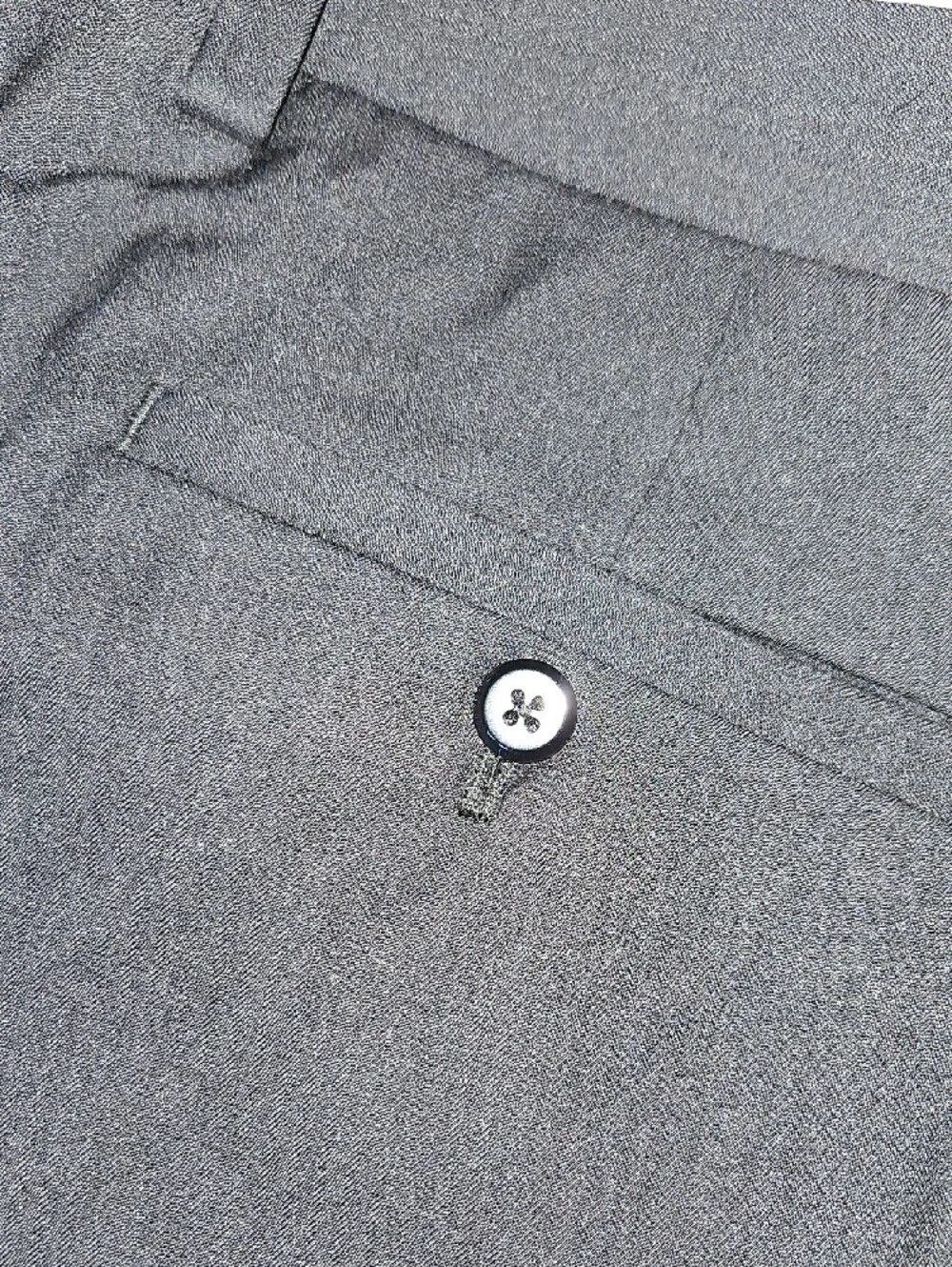 Louis Raphael Size W35XL32 Men's Black Classic Dress Pants - Modern Fit
